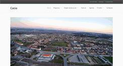 Desktop Screenshot of cacia.pt